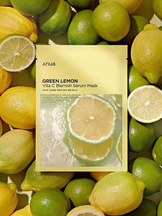 Anua Green Lemon Vita C Blemish Serum Mask 25ml - 1 PC