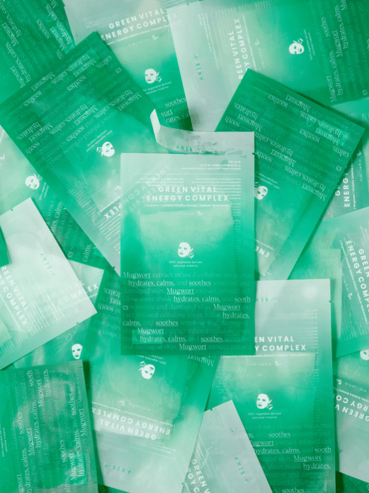 Axis - y Mugwort Green Vital Energy Complex Sheet Mask 27ml