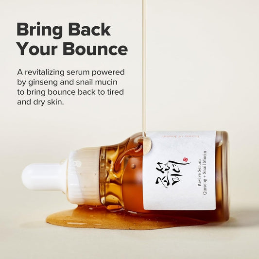Beauty of Joseon Revive Serum : Ginseng + Snail Mucin 30ml | Lakinza K - beauty Canada