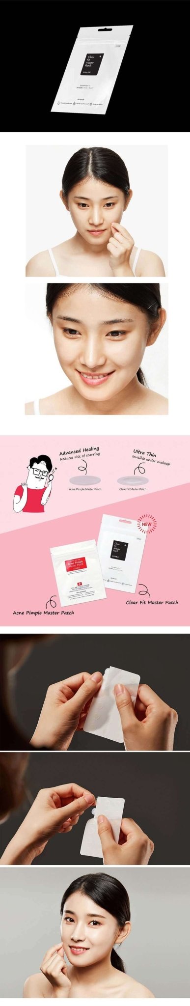 COSRX Clear Fit Master Patch 18pcs K - beauty Canada