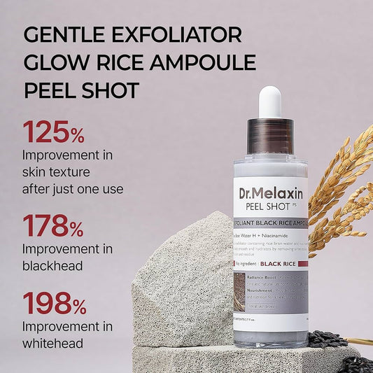 Dr.Melaxin Peel Shot Exfoliating Black Rice Ampoule 80ml