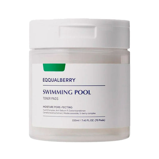 Eqqualberry Swimming Pool Toner Pads 220ml / 70 sheets | Lakinza K - beauty Canada