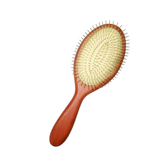 Livingstop Cushion Steel Brush Wooden Handle