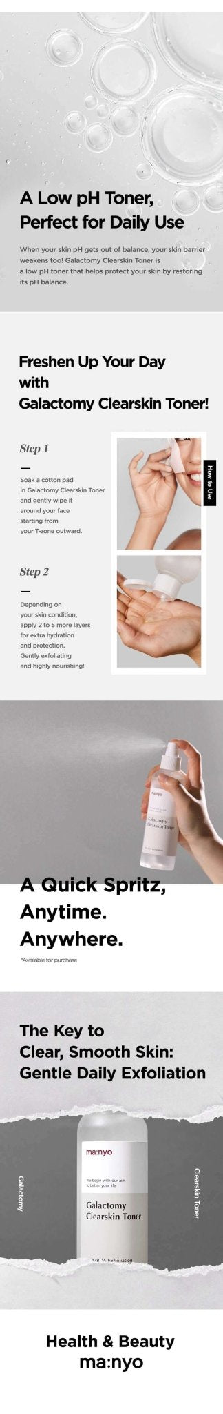 ma:nyo Galactomy Clearskin Toner 210ml