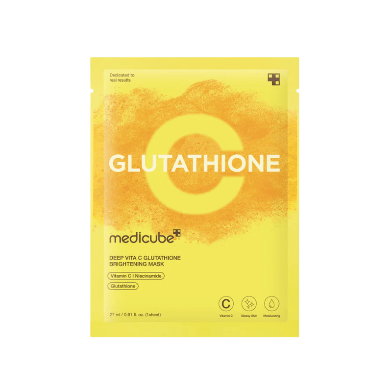 medicube Deep Vita C Glutathione Brightening Mask 27ml