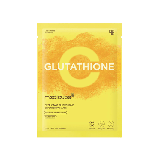 medicube Deep Vita C Glutathione Brightening Mask 27ml