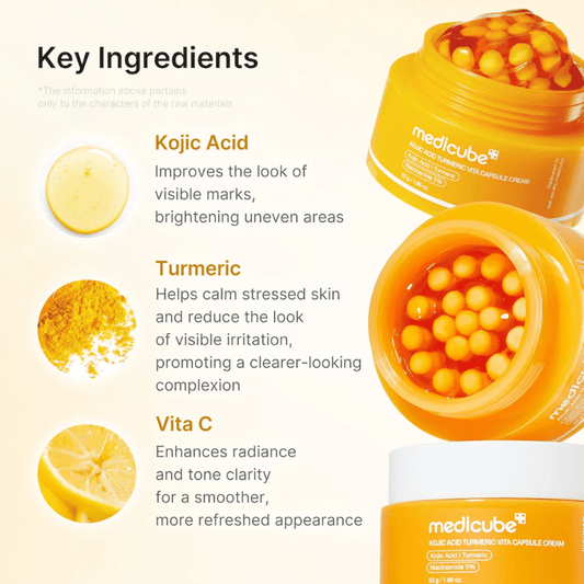 Medicube Kojic Acid Turmeric Vita C Capsule Cream 53g | Lakinza K - beauty Canada