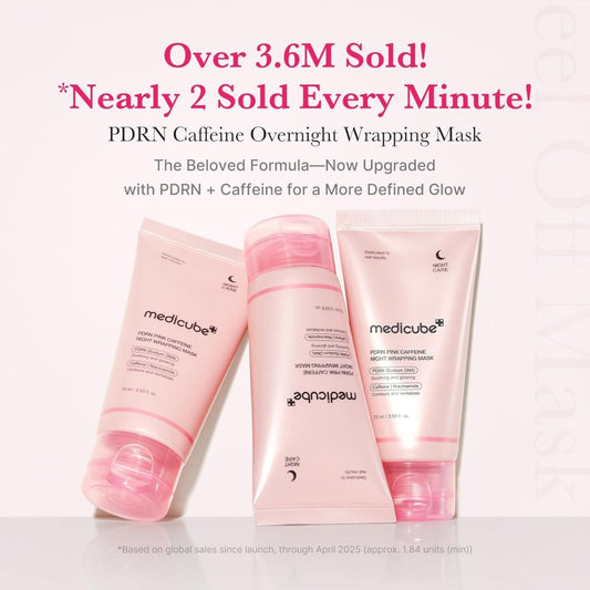 Medicube PDRN Pink Caffeine Night Wrapping Mask 75ml | Lakinza K - beauty Canada