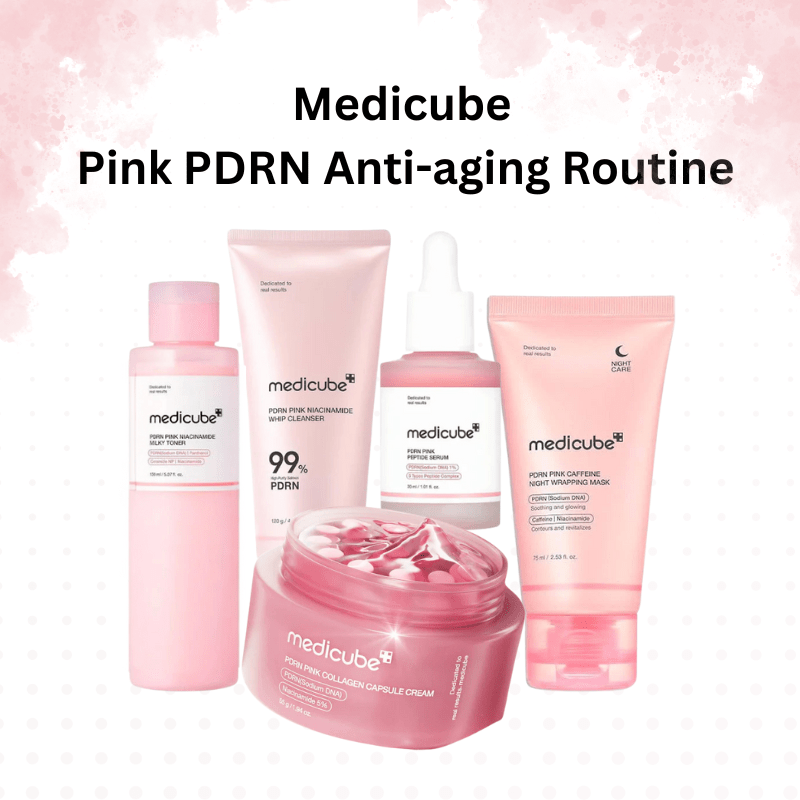 Medicube Pink PDRN Anti-aging Routine | Lakinza K-beauty