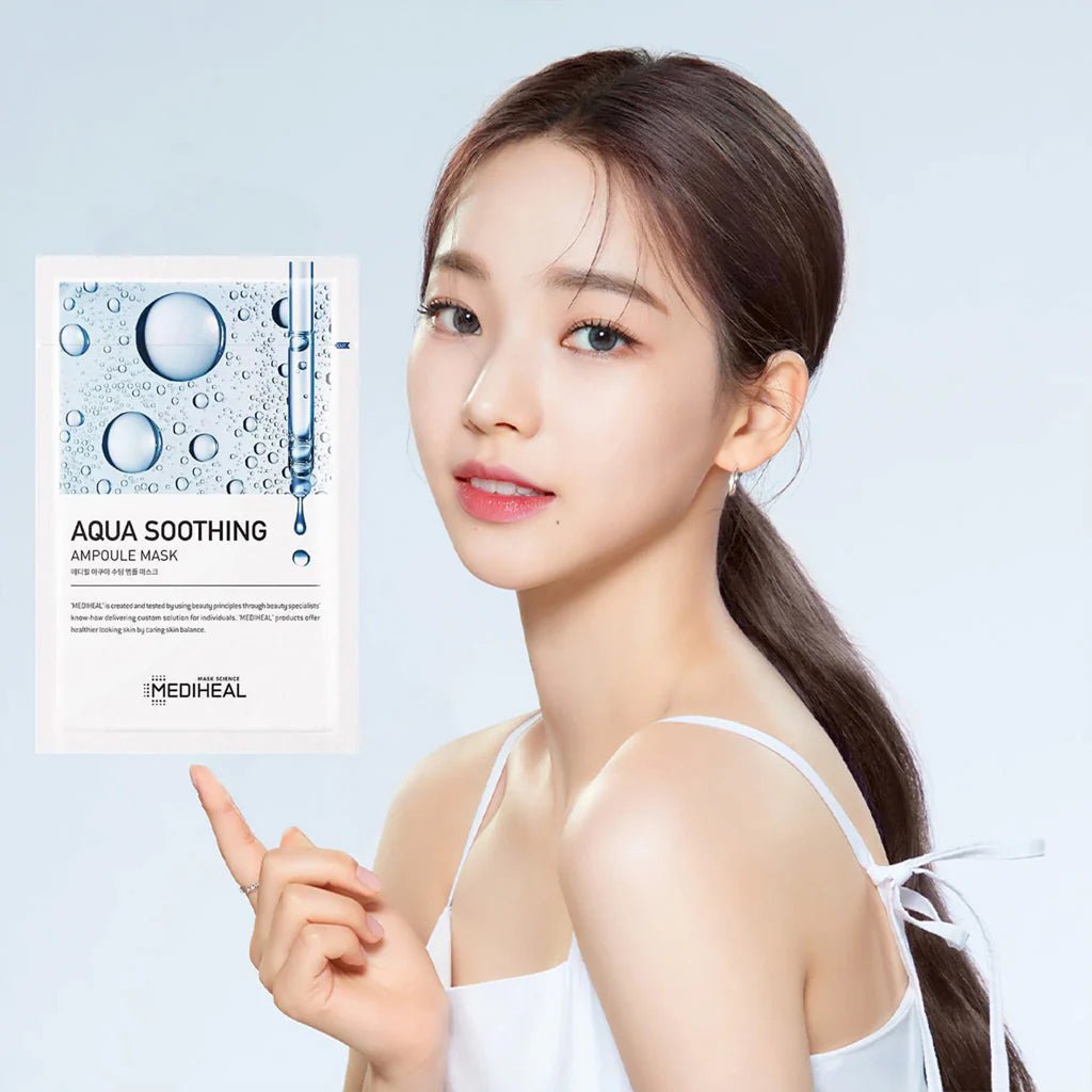 Mediheal Aqua Soothing Ampoule Mask 25ml | Lakinza K - beauty Canada