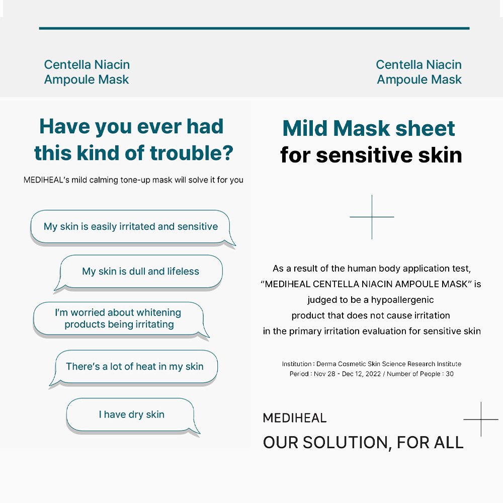 Mediheal Centella Niacin Ampoule Mask 25ml
