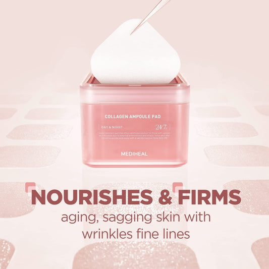 Mediheal Collagen Ampoule Pad 170ml / 100pads