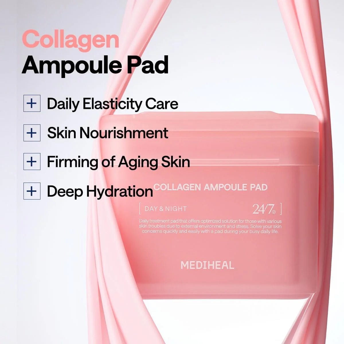 Mediheal Collagen Ampoule Pad 170ml / 100pads | Lakinza K - beauty Canada