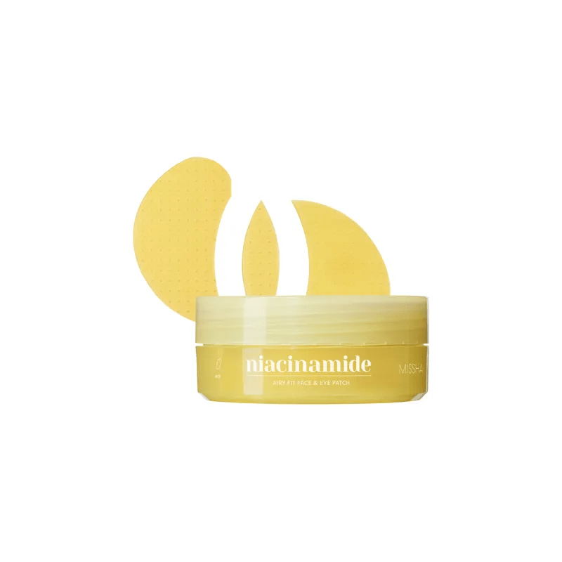 MISSHA Airy Fit Niacinamide Brightening Face & Eye Patch 60pcs | Lakinza K - beauty Canada