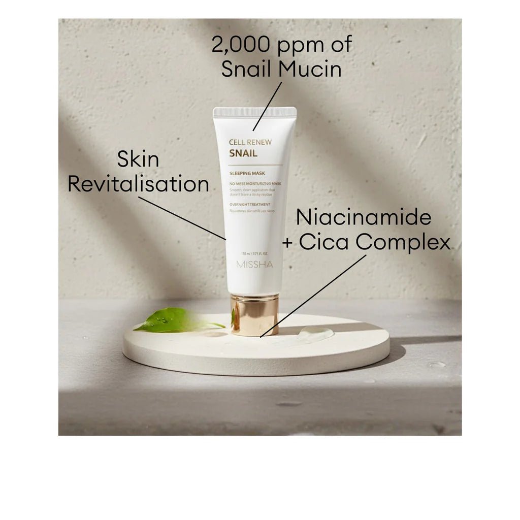 MISSHA Super Aqua Snail Sleeping Mask 110ml | Lakinza K - beauty Canada