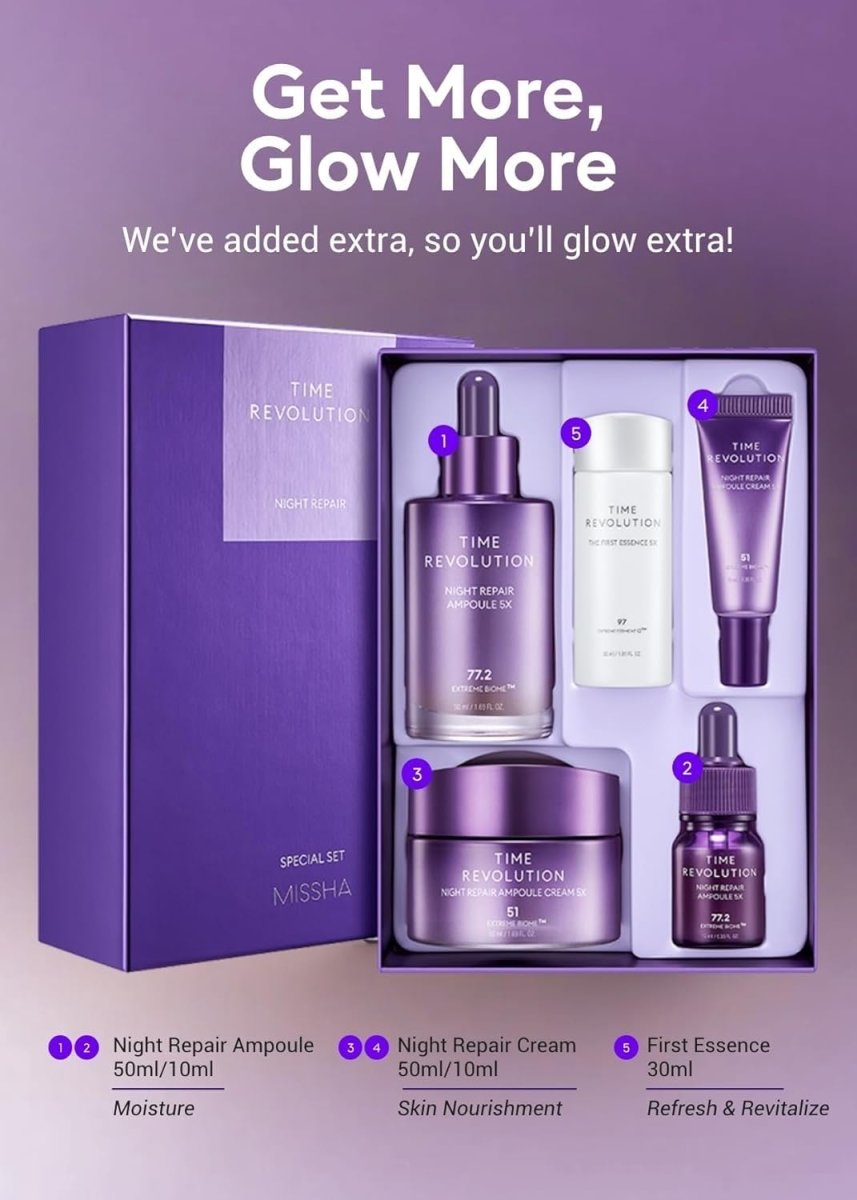 MISSHA Time Revolution Best Seller Anti - aging Set 5X | Lakinza K - beauty Canada