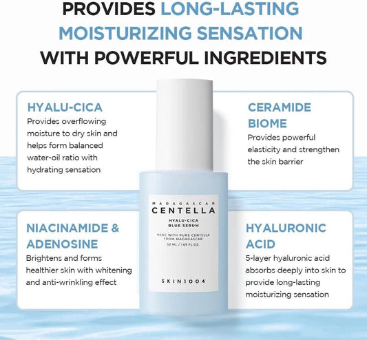 SKIN1004 Madagascar Centella Hyalu - Cica Blue Serum 50ml