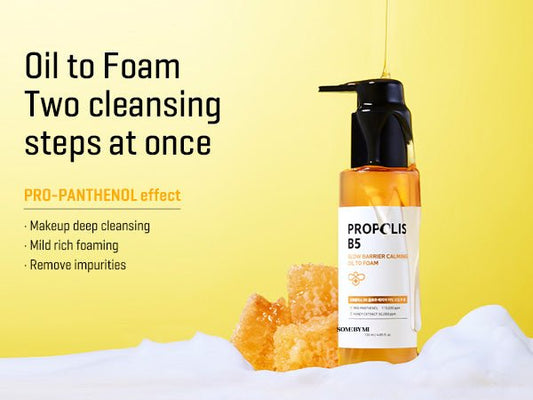SOME BY MI Propolis B5 Glow Barrier Calming Oil to Foam 120ml