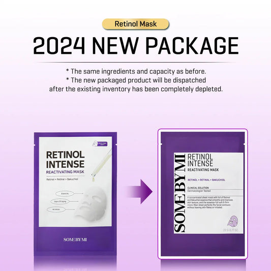 SOME BY MI Retinol Intense Reactivating Mask 22g | Lakinza K - beauty Canada