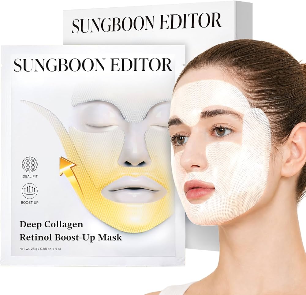 Sungboon Editor Deep Collagen Retinol Boost Up Mask Set 25g | Lakinza K - beauty Canada