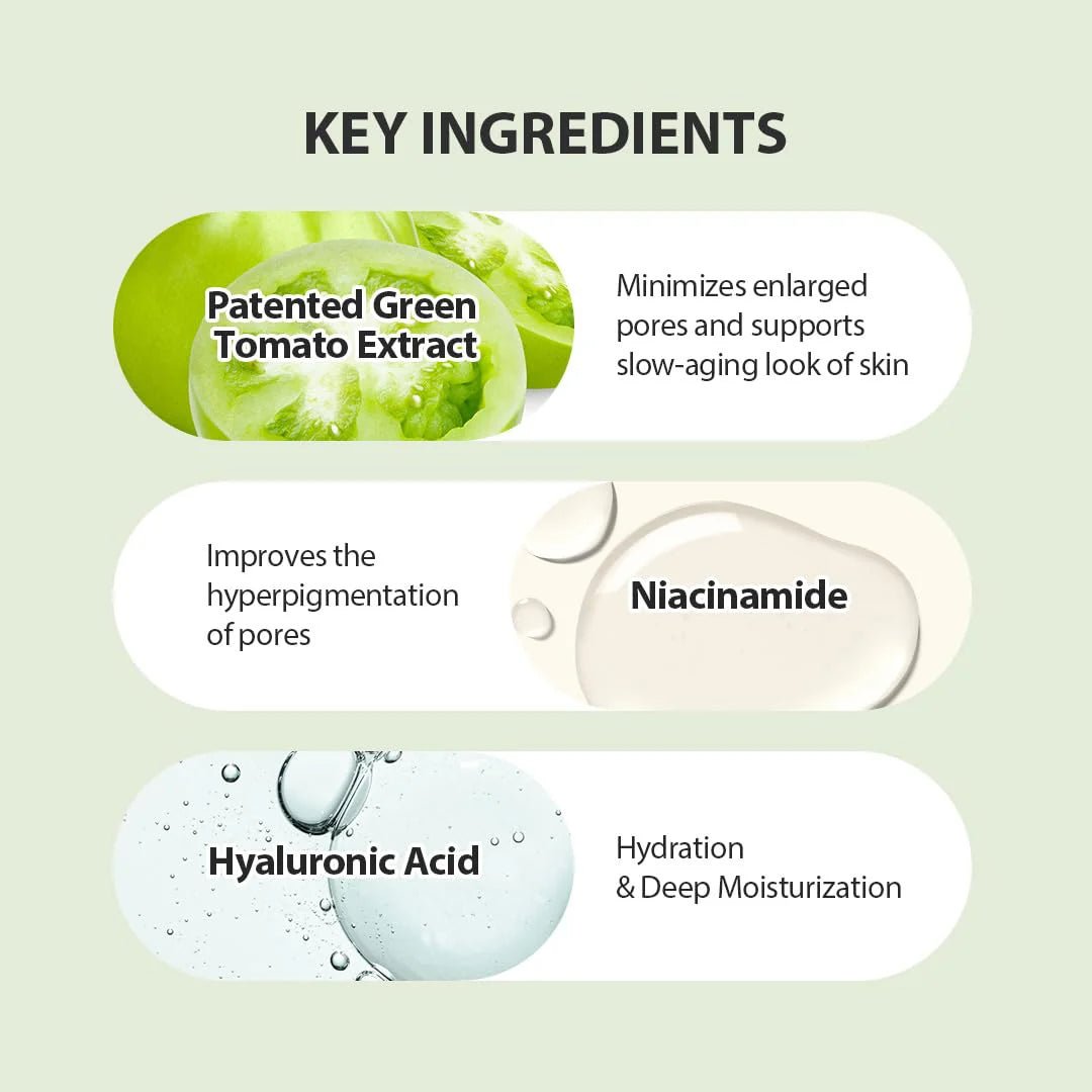 Sungboon Editor Green Tomato Pore Lifting Ampoule+ 30ml | Lakinza K - beauty Canada