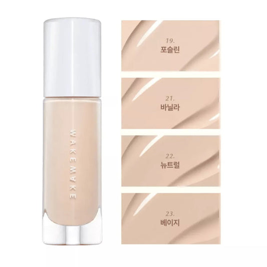 WAKEMAKE Water Glow Coating Foundation 30ml | Lakinza K - beauty Canada