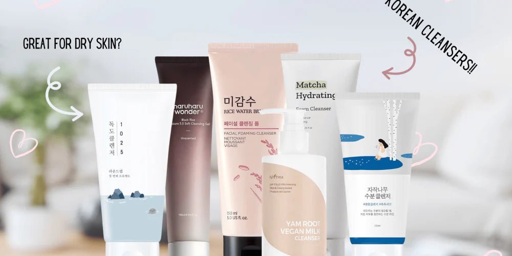 Best Korean Cleansers for Dry Skin in Canada - Lakinza K-beauty Canada