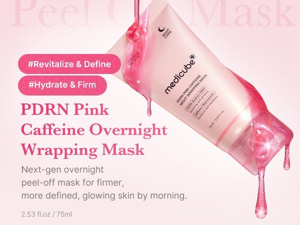 Buy Medicube PDRN Pink Caffeine Night Wrapping Mask in Canada - Lakinza K-beauty Canada