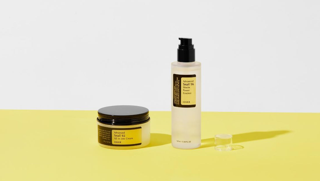 COSRX Snail Mucin Essence and Cream Duo Review - Lakinza K-beauty Canada