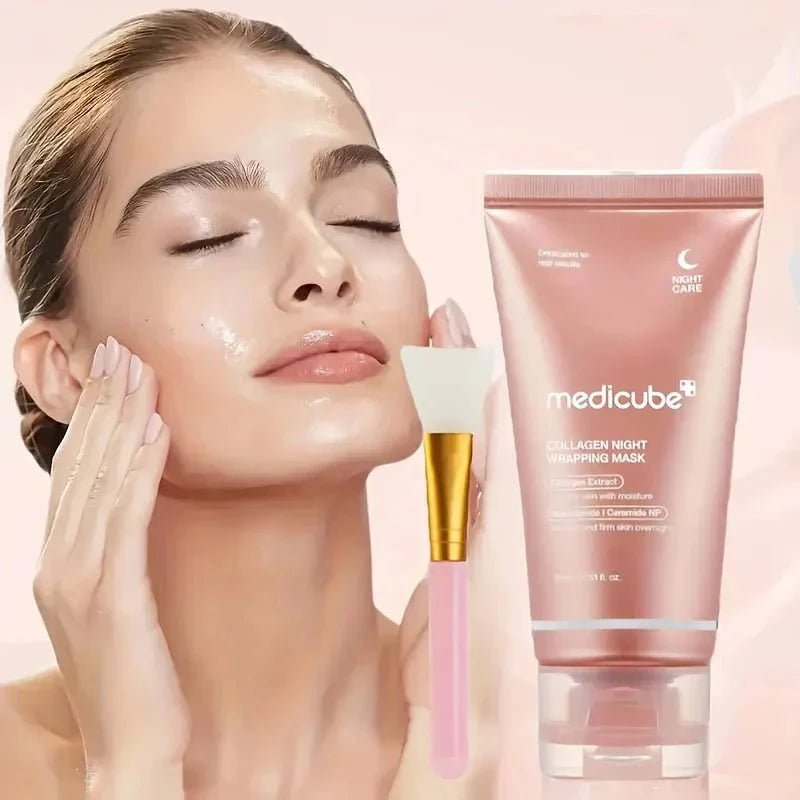 Medicube Collagen Night Wrapping Mask Review - Lakinza K-beauty Canada