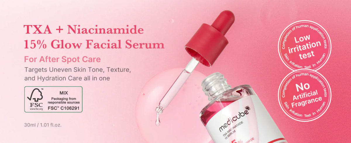 Medicube TXA + Niacinamide 15% Serum Review - Lakinza K-beauty Canada