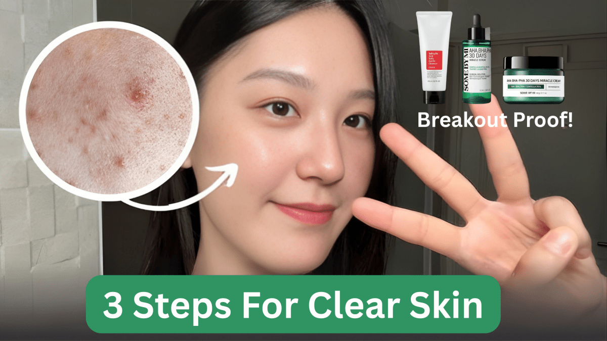 The 3-Step Korean Skincare Routine for Acne Prone Skin - Lakinza K-beauty