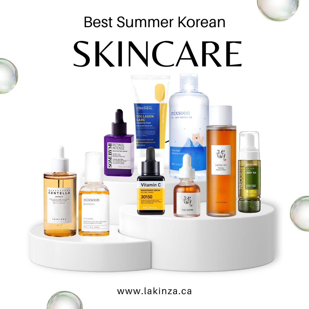 The Best Summer Korean Skincare Products from Lakinza.ca - Lakinza K-beauty