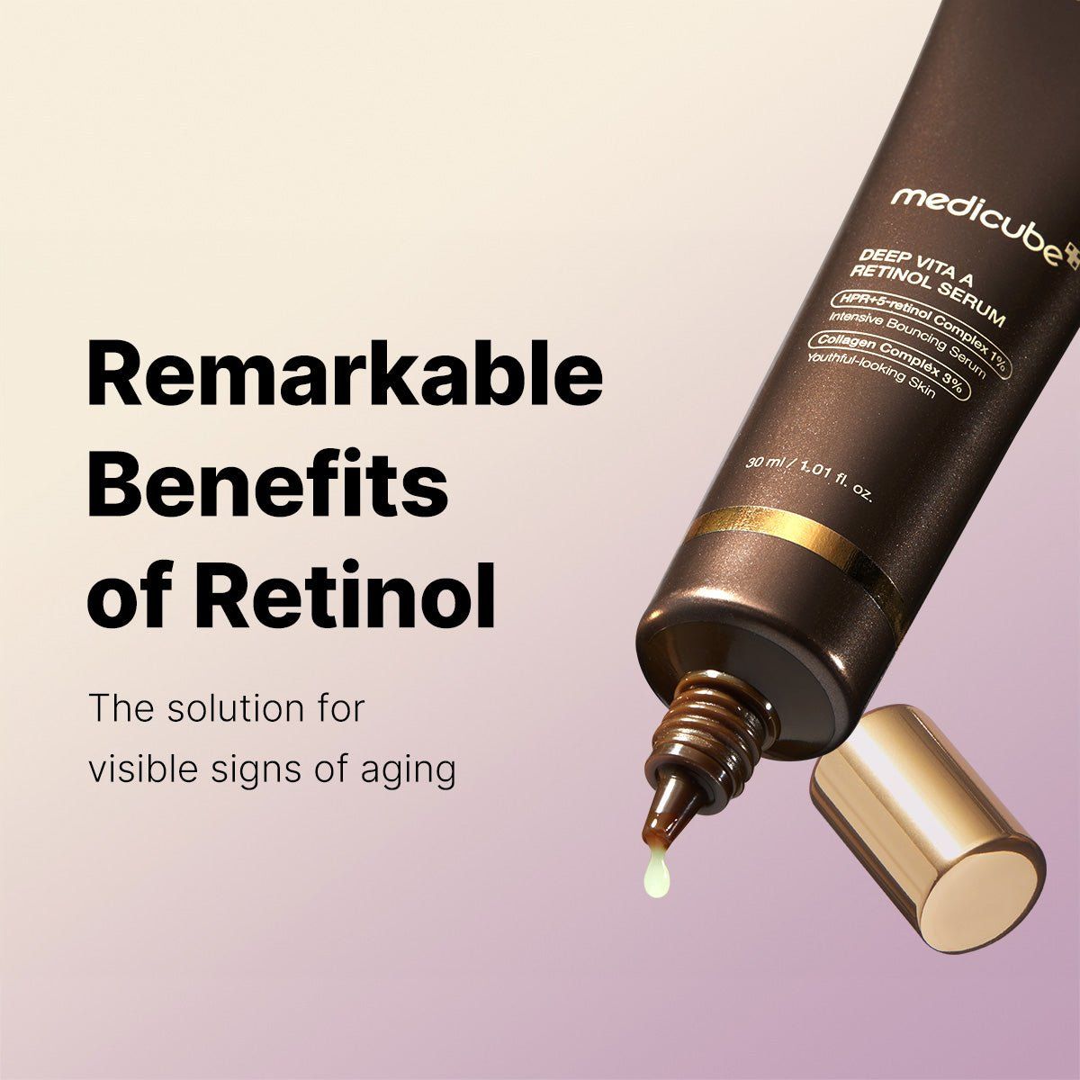 Medicube Deep Vita A Retinol Serum 30ml Lakinza K-beauty