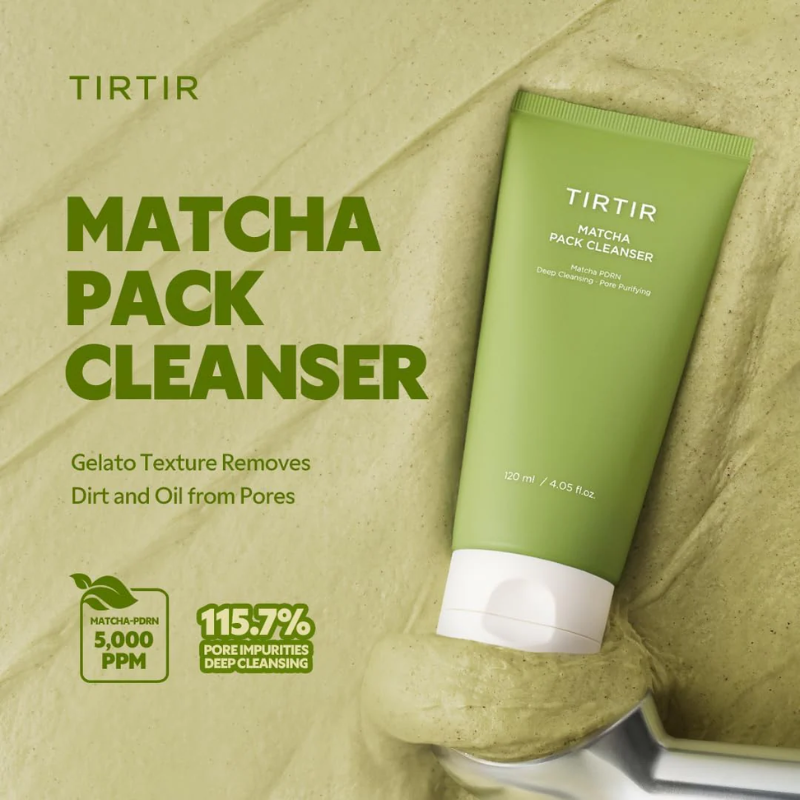 TIRTIR Matcha Pack Cleanser 120ml-4