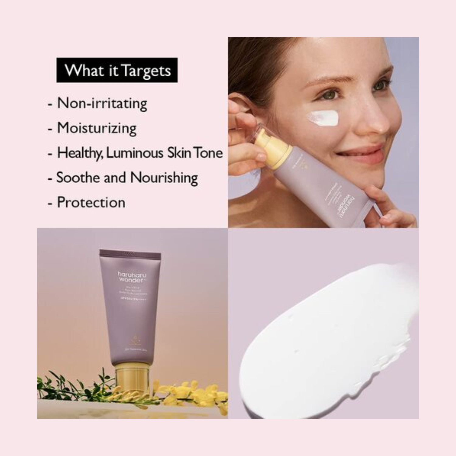 haruharu wonder Black Rice Pure Mineral Relief Daily Sunscreen SPF50+/PA++++ 50ml-3