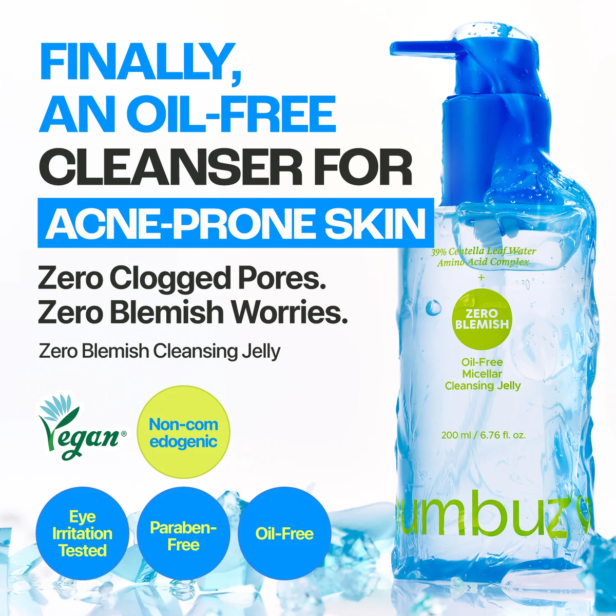 numbuzin Zero Blemish Oil-Free Micellar Cleansing Jelly 200ml-2