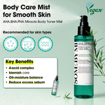 SOME BY MI AHA BHA PHA Miracle Body Toner Mist 140ml-2