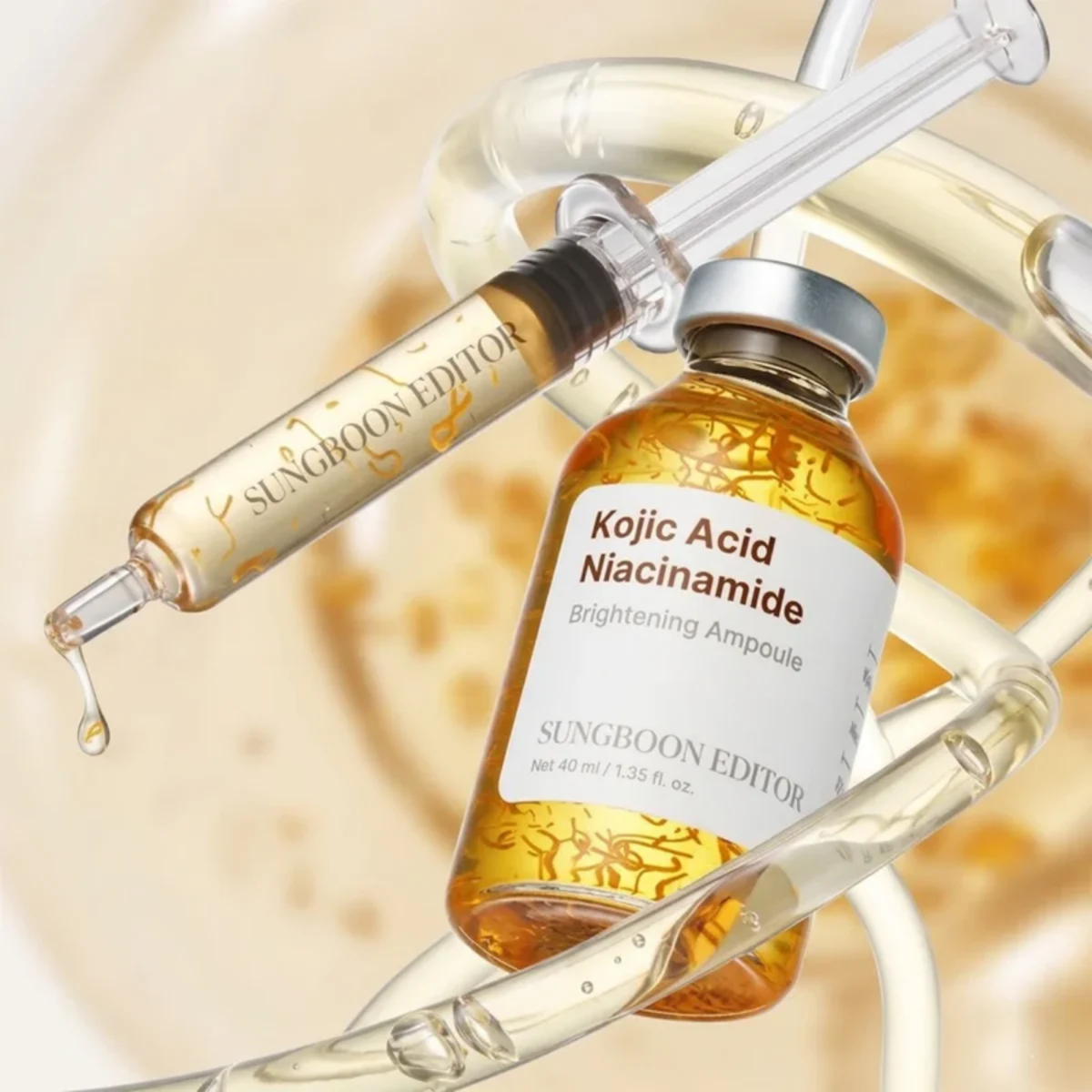 Sungboon Editor Kojic Acid Niacinamide Brightening Ampoule 40ml-4