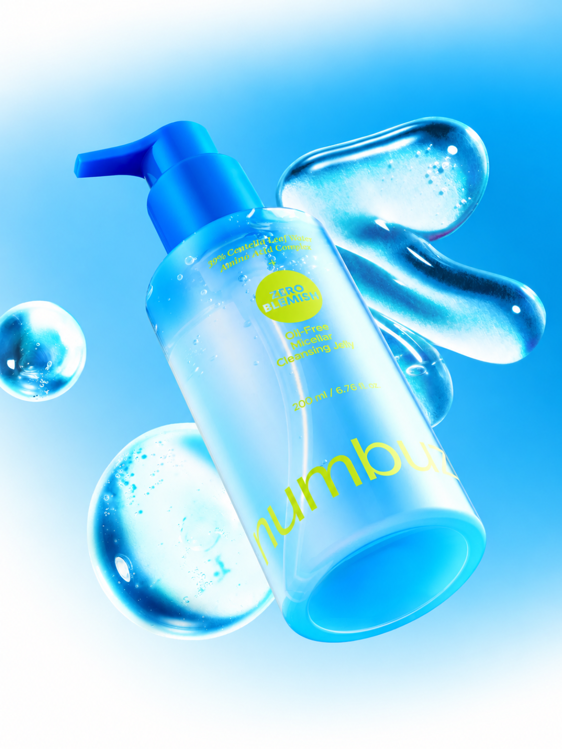 numbuzin Zero Blemish Oil-Free Micellar Cleansing Jelly 200ml-0