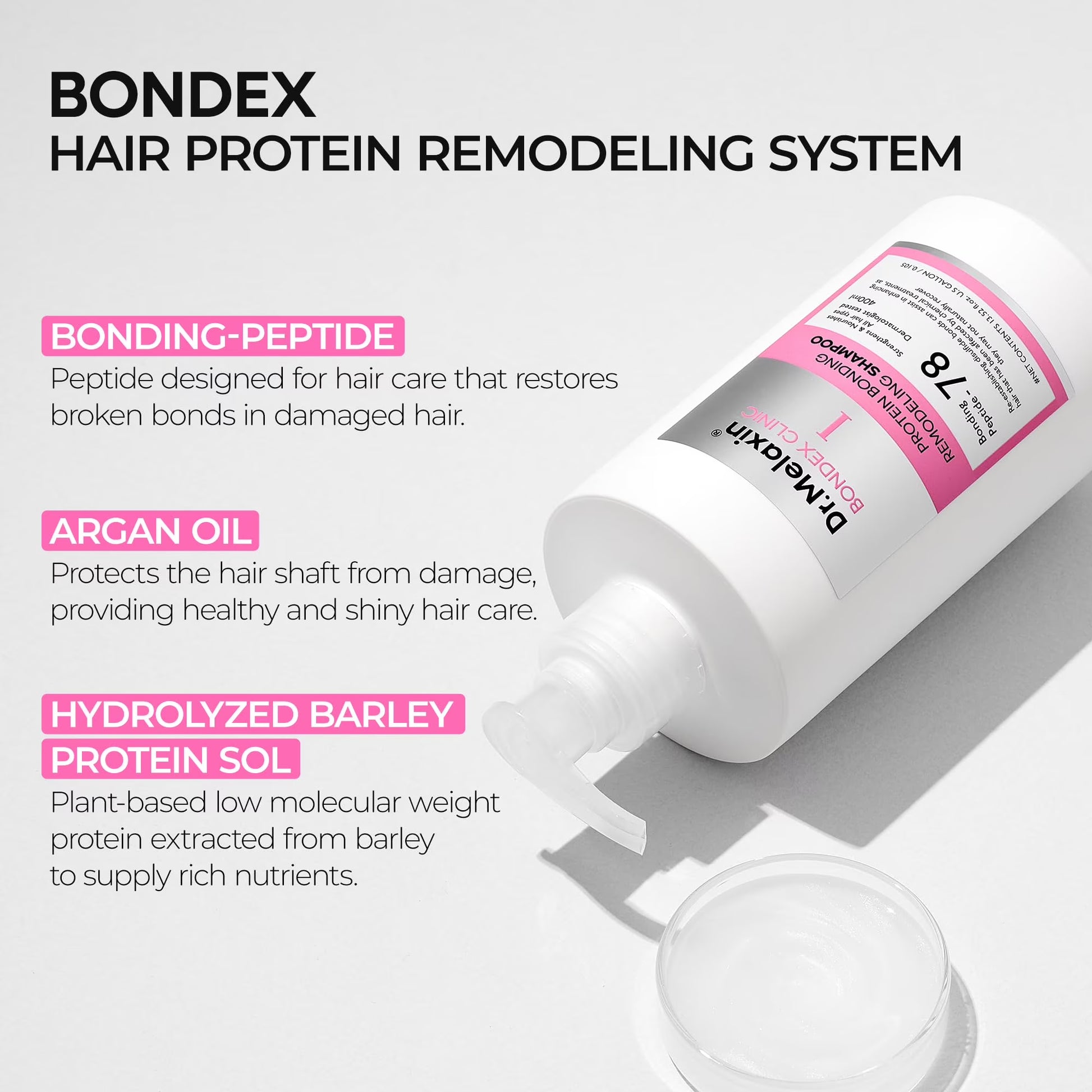 Dr.Melaxin Bondex Protein Bonding Remodeling Shampoo 400ml-Lakinza K-beauty Canada