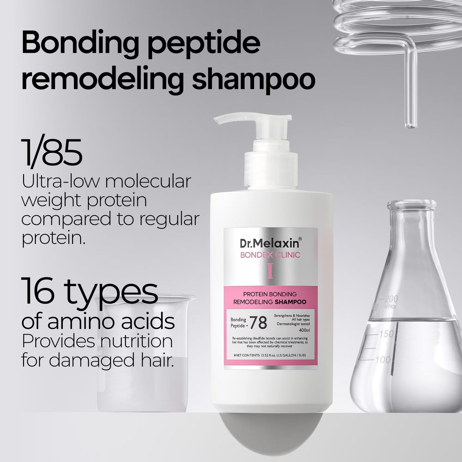 Dr.Melaxin Bondex Protein Bonding Remodeling Shampoo 400ml