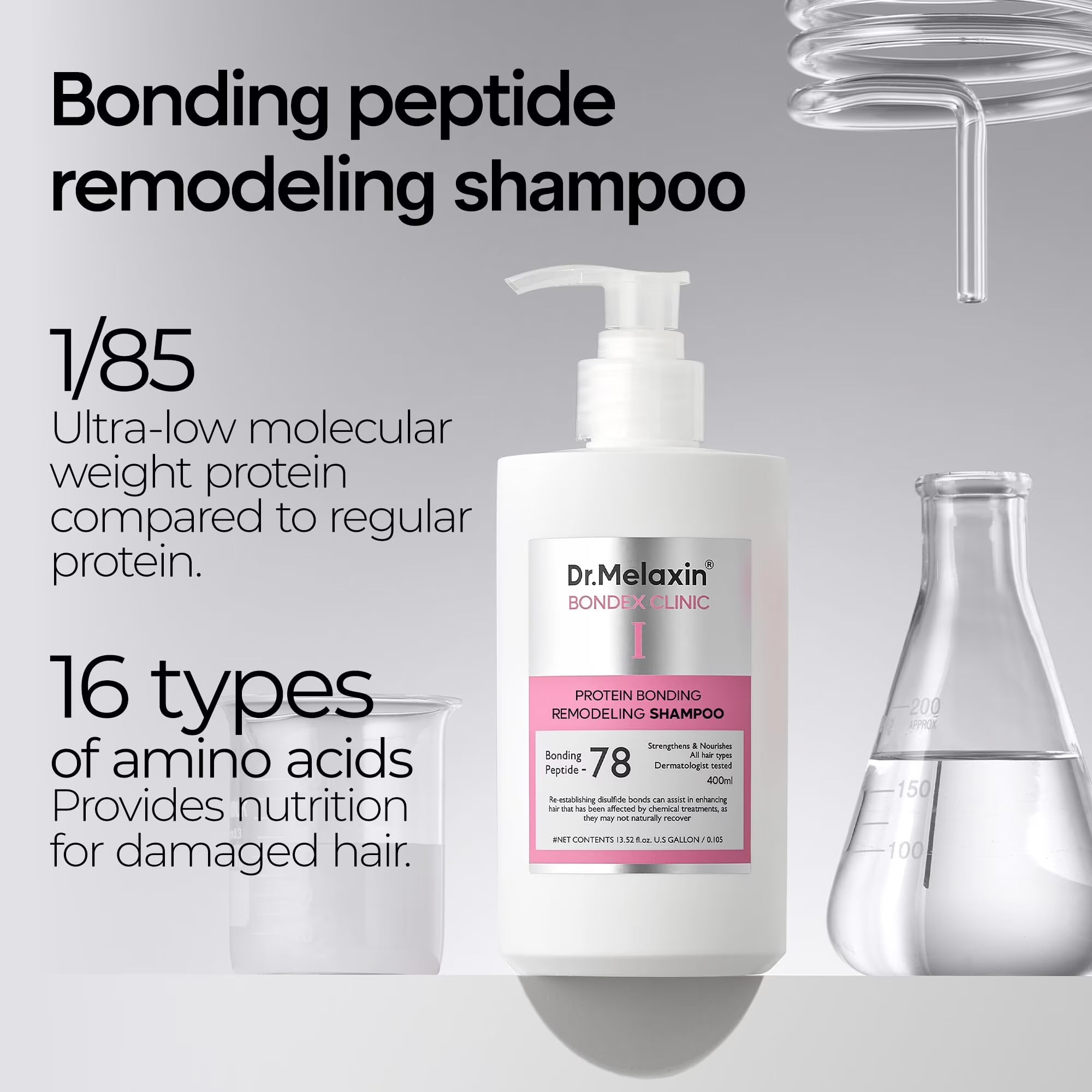 Dr.Melaxin Bondex Protein Bonding Remodeling Shampoo 400ml-Lakinza K-beauty Canada