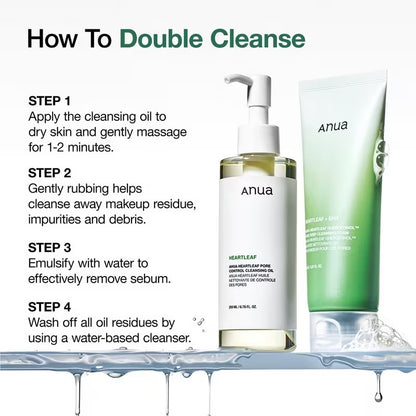Anua Heartleaf Huile Nettoyante Contrôle des Pores 200 ml
