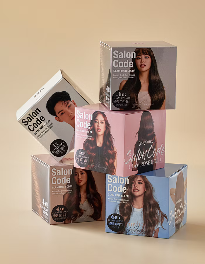 Jennyhouse Salon Code Glam Hair Color 70ml*2 Lakinza K-beauty