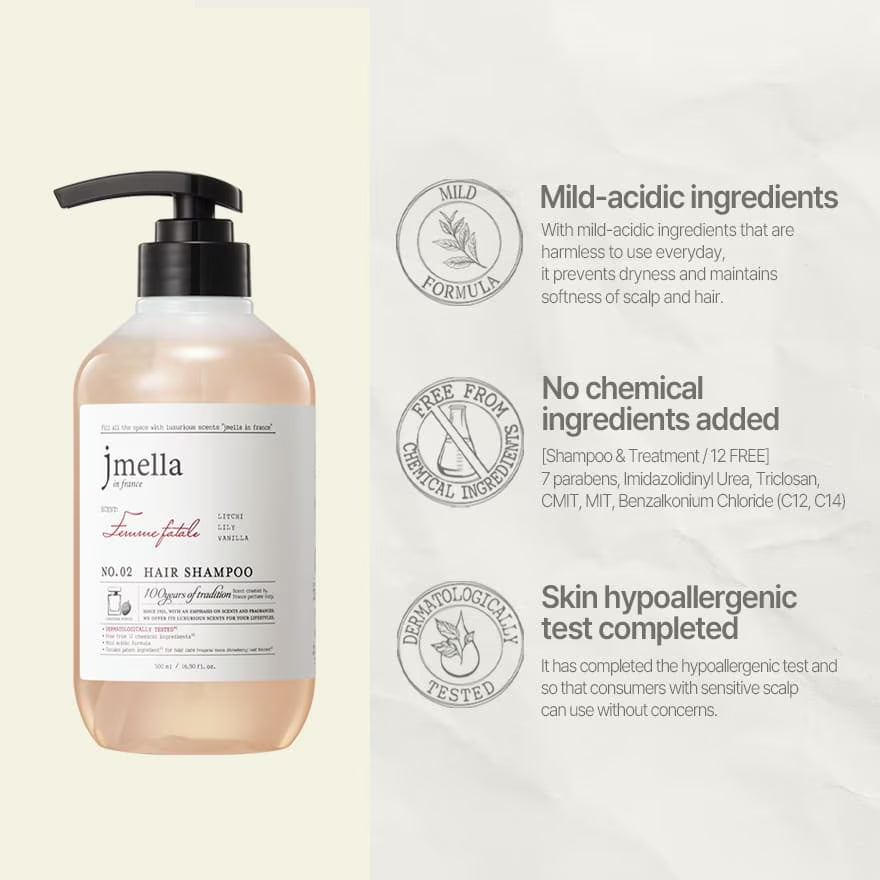 Jmella In France Shampoing Cheveux Femme Fatale 500 ml