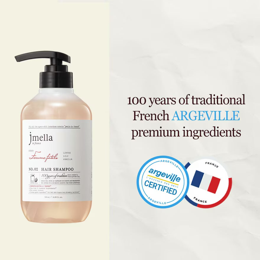 Jmella In France Femme Fatale Hair Shampoo 500ml Lakinza K-beauty