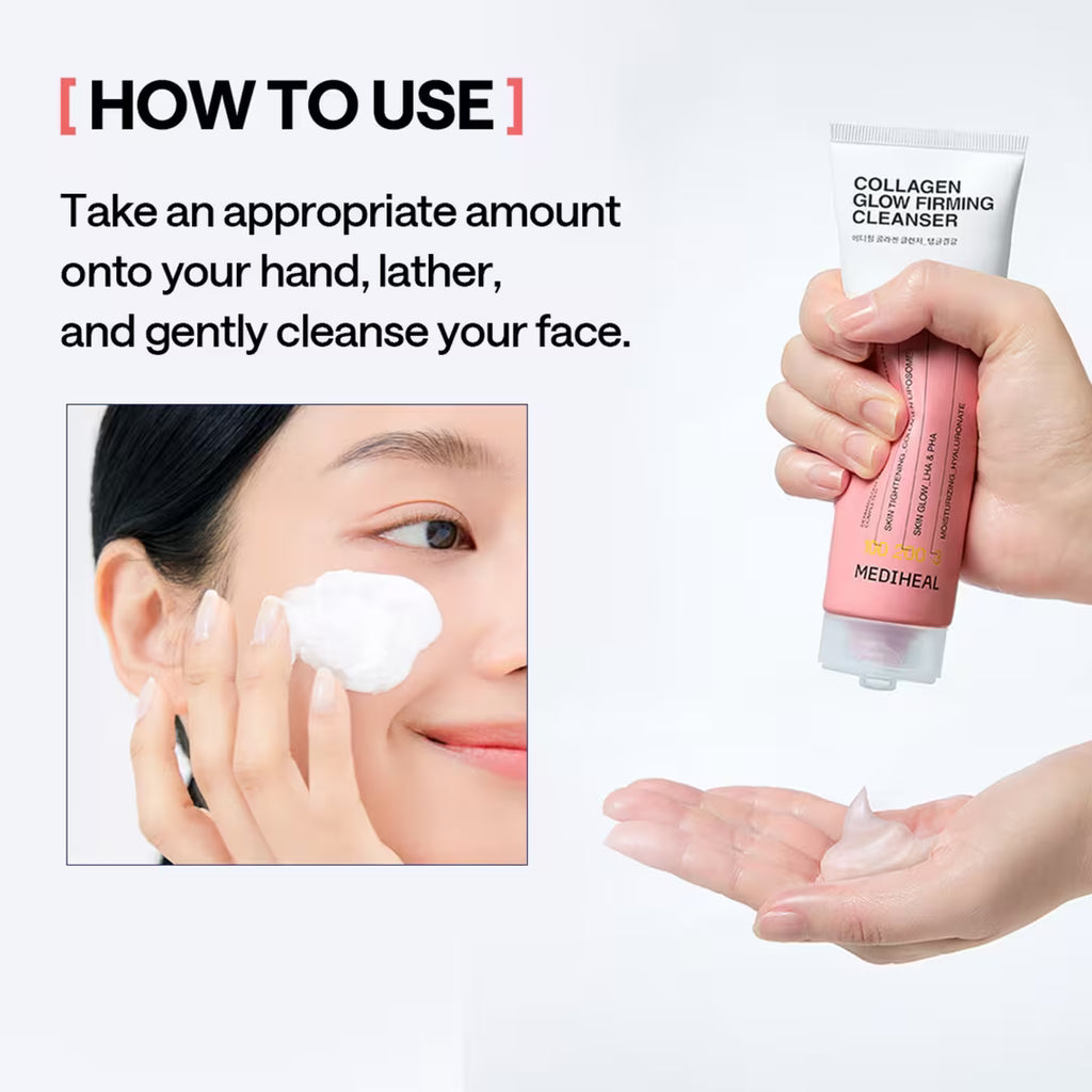 Nettoyant au collagène Mediheal - Éclat raffermissant 120 ml