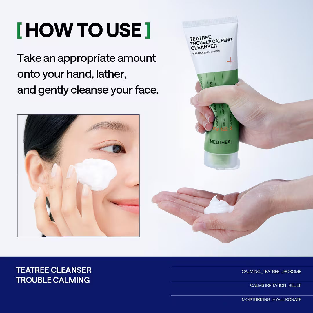 Mediheal Teatree Cleanser_Trouble Calming 120ml Lakinza K-beauty