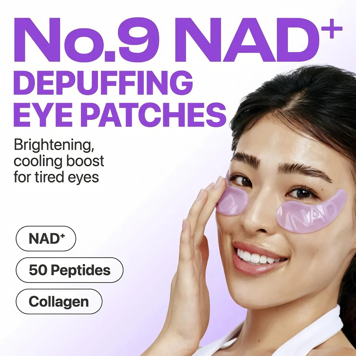 Numbuzin No.9 NAD+ Collagen Under Eye Patches 5EA | Lakinza K-beauty